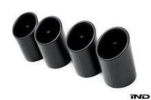 Load image into Gallery viewer, IND Matte Black Coated Exhaust Tip Set - BMW M2 Competition &amp; CS / M3 / M4 (F8x) 2015-2020