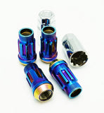 Wheel Mate Muteki SR45R Burned Titanium Lug Nut Kit Lock Set - 12x1.5 45mm