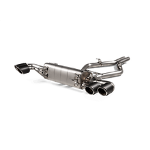 Load image into Gallery viewer, Akrapovic Titanium Slip-On Line Exhaust w/ Carbon Fiber Tips - Alfa Romeo Stelvio Quadrifoglio 2018-2022