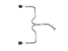 Load image into Gallery viewer, aFe Takeda 3in to 2.5in SS Axle-Back Exhaust System w/ Carbon Fiber Tips - Kia Forte GT 1.6T 2020-2021