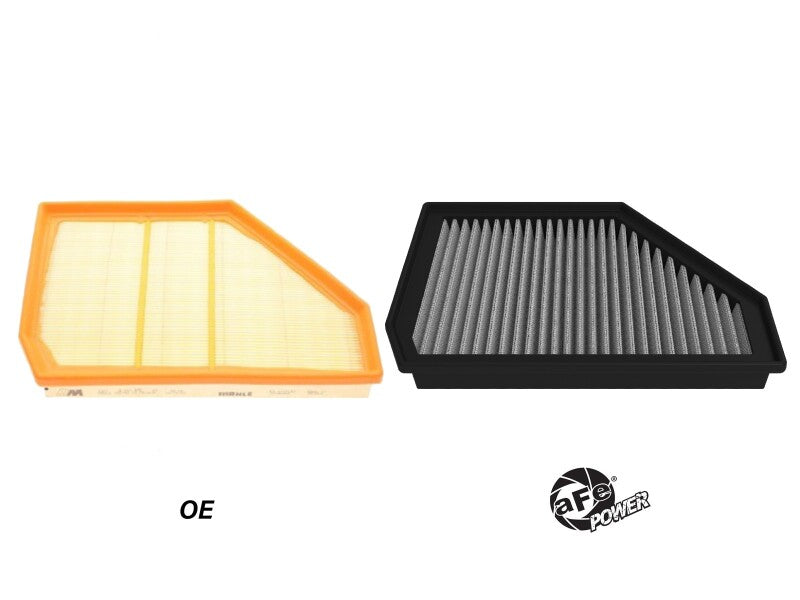 aFe Magnum FLOW OE Replacement Filter w/ Pro DRY S Media (Pair) - Various BMW 4.4L V8 Models 2020-2025