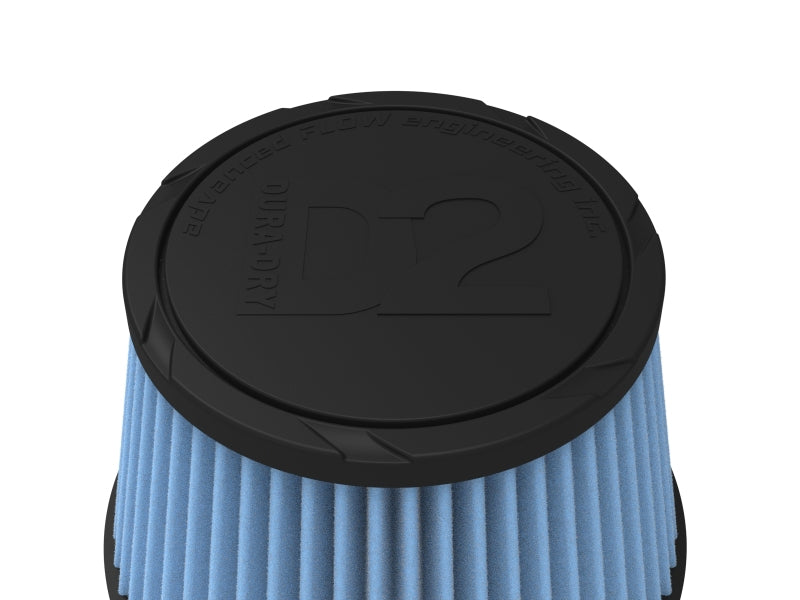aFe POWER Clamp-On D2 Dura-Dry 6"F x 7.5"B x 5.5"T x 5"H Air Filter - Universal