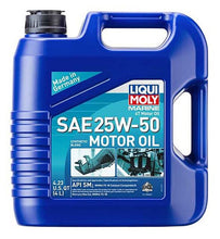 Load image into Gallery viewer, LIQUI MOLY 4L Marine 4T Motor Oil SAE 25W50