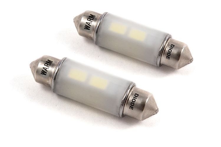 Diode Dynamics 39mm HP6 Warm White LED Bulbs (Pair) - Multiple Fitments