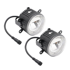 JDMuscle LED / Halo V2 DRL Fog Light Housings - Subaru WRX / STi 2015-2021 (+Multiple Fitments)