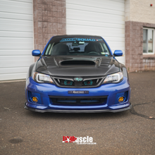 Load image into Gallery viewer, JDMuscle Carbon Fiber Hood V3 w/ Heat Extract - Subaru WRX / STi 2008-2014