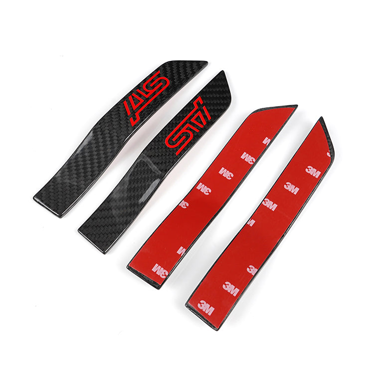 JDMuscle Tanso Carbon Fiber Fender Emblems V2 - Subaru WRX / STi 2015-2021