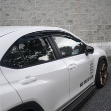 Load image into Gallery viewer, JDMuscle V1 Rain Guards / Window Visors [Acrylic/Carbon Fiber] - Subaru WRX 2022-2025