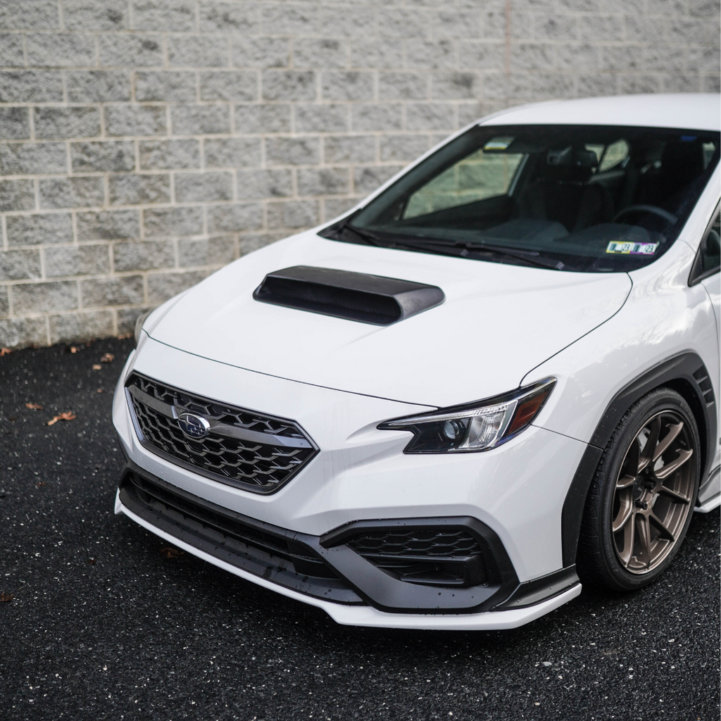 JDMuscle OE+ Bulge Style Carbon Fiber Hood Scoop - Subaru WRX 2022-2025
