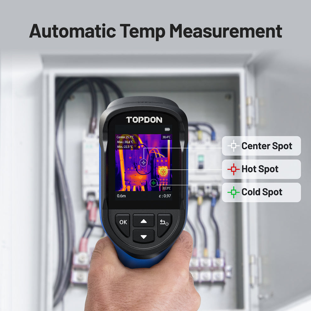 TOPDON TC004 Mini Handheld Thermal Imaging Camera 128x128 Resolution