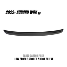 Load image into Gallery viewer, JDMuscle Tanso Carbon Fiber Duck Bill V1 - Subaru WRX 2022-2025