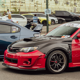 JDMuscle VS Style Carbon Fiber/FRP Fenders - Subaru WRX / STi 2008-2014