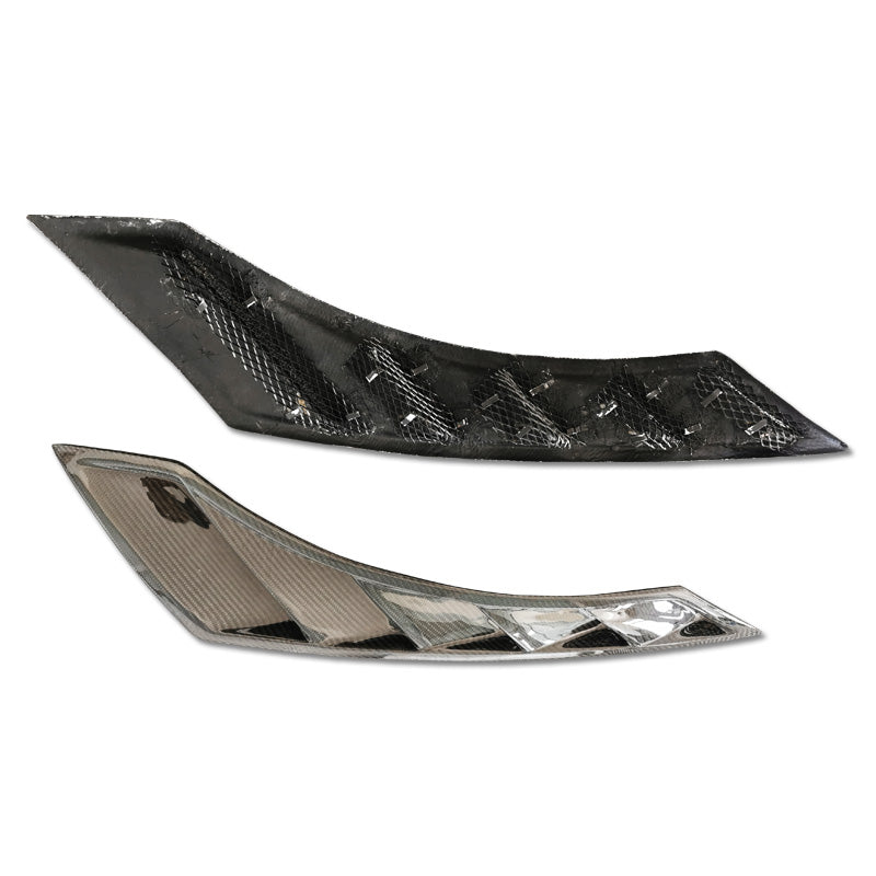JDMuscle NSM Style Carbon Fiber Fender Ducts - Nissan GT-R 2009-2024