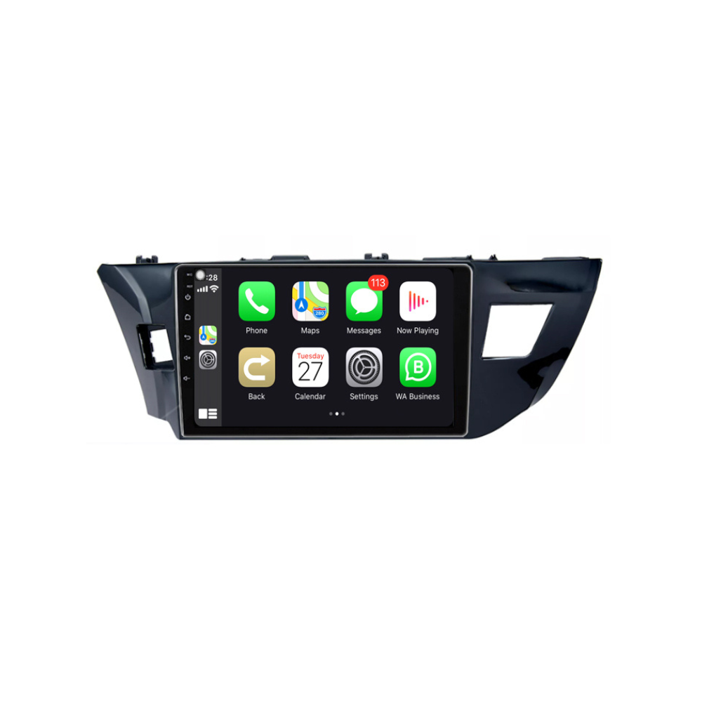 Idoing Head Unit w/ Wireless Apple CarPlay & Android Auto - Toyota Corolla 2012-2016