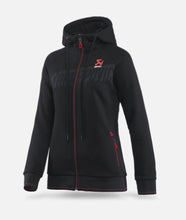 Load image into Gallery viewer, Akrapovic Womens Corpo Zip Hoodie Black - XS