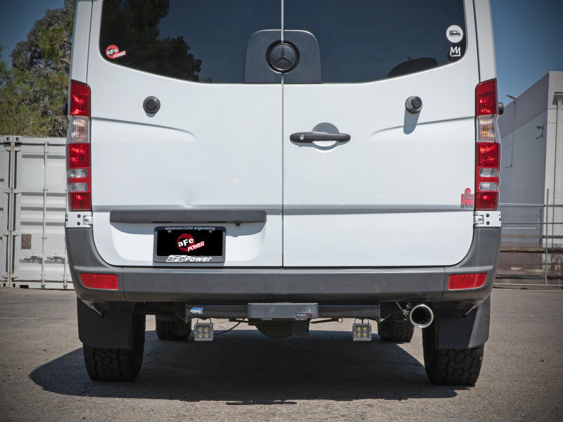 aFe Vulcan Series 3in 304SS DPF-Back Exhaust w/ Polished Tips - Mercedes Sprinter 2500/3500 V6-3.0L 2010-2025