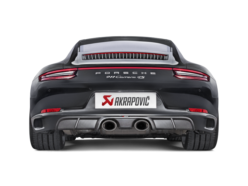 Akrapovic Titanium Slip-On Line Exhaust w/ Titanium Tips - Porsche 911 Carrera S/4/4S/GTS (991.2) 2017-2019