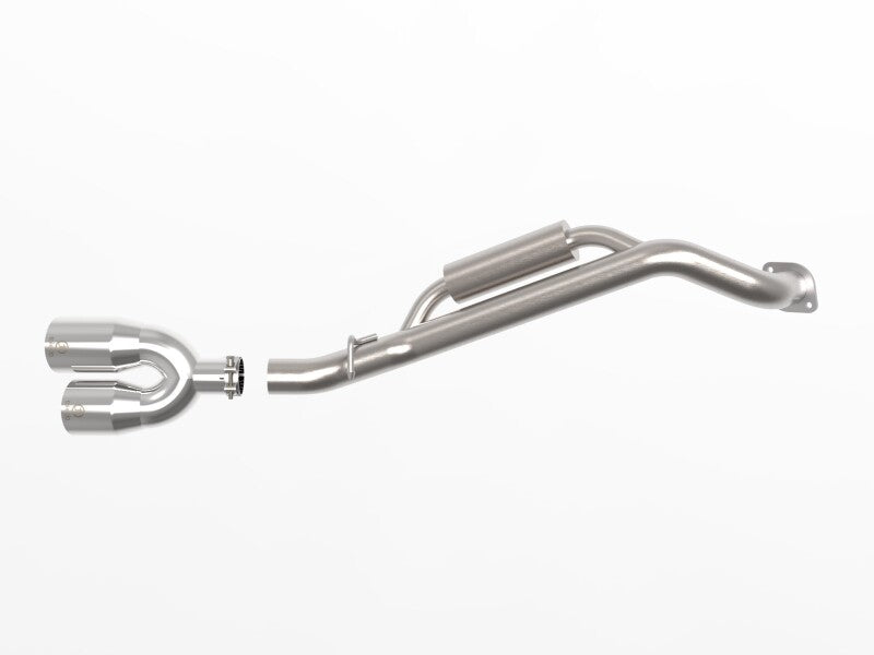 aFe Takeda 2.5" 304 Stainless Steel Axle-Back Exhaust w/ Polished Tips - Hyundai Kona 1.6T 2024-2026