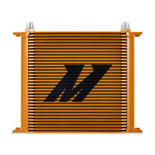 Load image into Gallery viewer, Mishimoto Universal 34 Row Oil Cooler - Gold