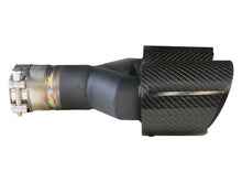 Load image into Gallery viewer, aFe Takeda 2-1/2&quot; 304 Stainless Steel Carbon Fiber Right Exhaust Tip - Universal