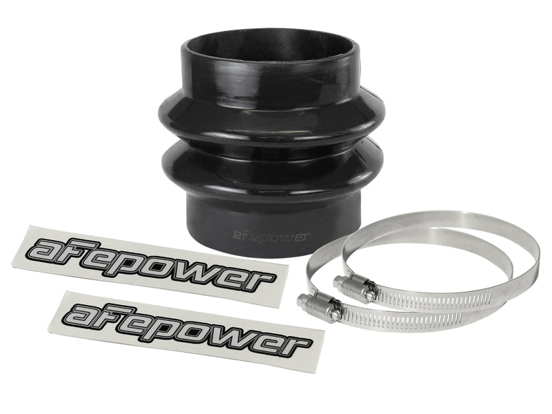 afe Magnum FORCE Intake Coupling Kit (3-1/8 IN ID to 3 IN ID x 3-1/2 IN L) Black Straight Coupler - Universal