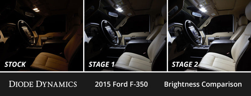 Diode Dynamics Stage 2 Interior LED Conversion Kit - Ford F250/F350 2008-2016