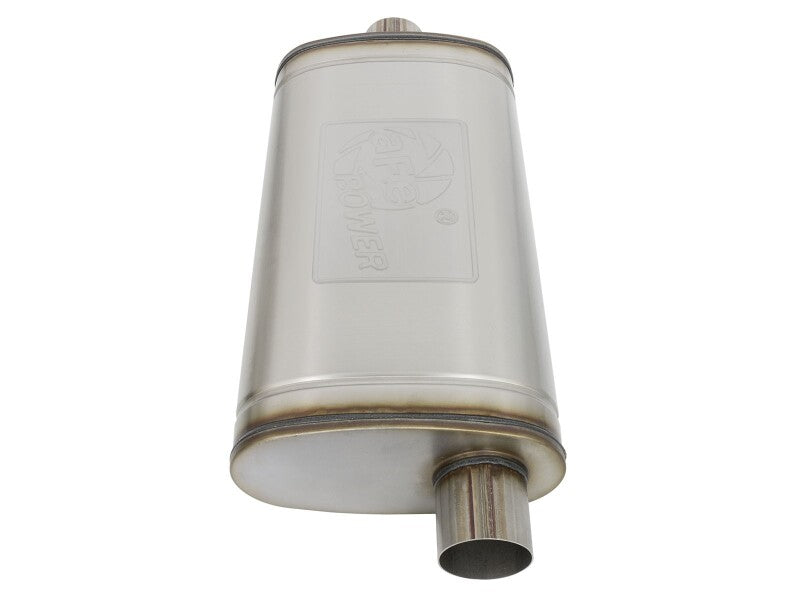 aFe MACH Force-Xp 304 Stainless Steel Oval Body Muffler - Universal