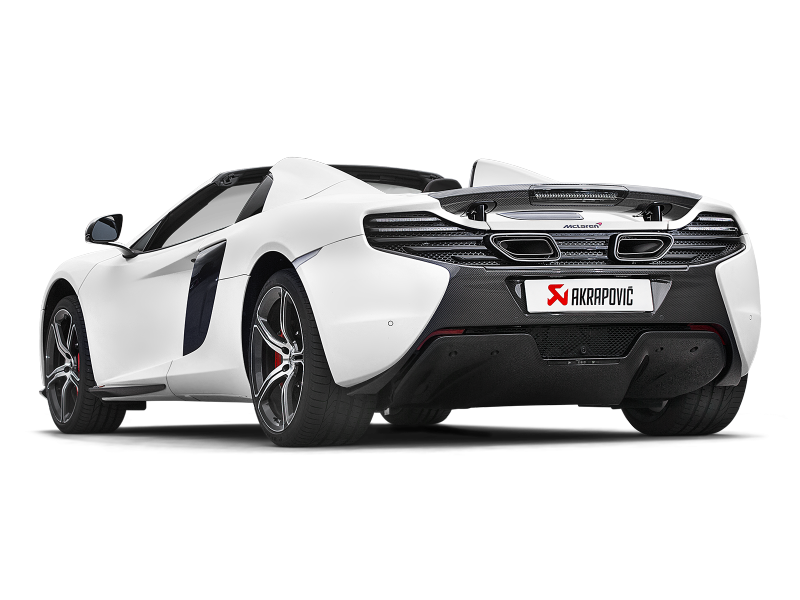 Akrapovic Titanium Slip-On Line Exhaust w/ Carbon Tips - McLaren 650S/650S Spyder 2015-2016