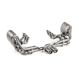 Akrapovic Titanium Slip-On Race Line Exhaust w/ Headers & Tail Pipes - Porsche 911 GT3 (991.2) 2018-2019