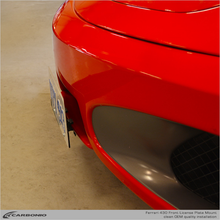 Load image into Gallery viewer, Carbonio No-Drill Front License Plate Mount - Ferrari F430 2005-2009
