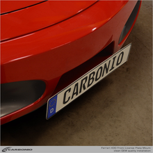 Load image into Gallery viewer, Carbonio No-Drill Front License Plate Mount - Ferrari F430 2005-2009