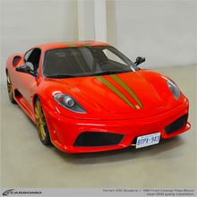 Load image into Gallery viewer, Carbonio No-Drill Front License Plate Mount - Ferrari F430 Scuderia &amp; 16M 2007-2009