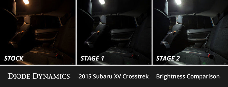 Diode Dynamics Stage 2 Interior LED Conversion Kit - Subaru XV Crosstrek 2013-2015