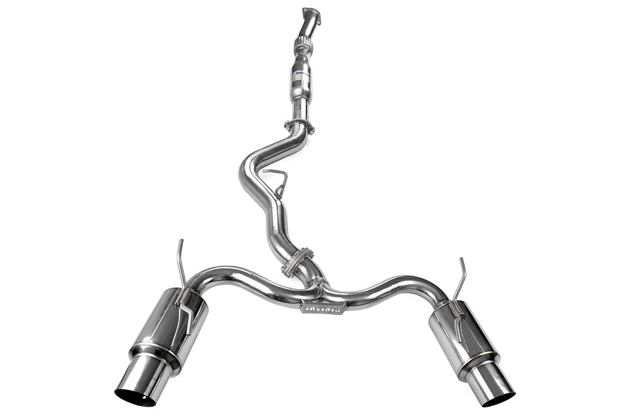 Invidia Dual N1 Single Layer SS Tipped Cat-back Exhaust - Subaru WRX 11-14 / STi Hatchback 2008-2014