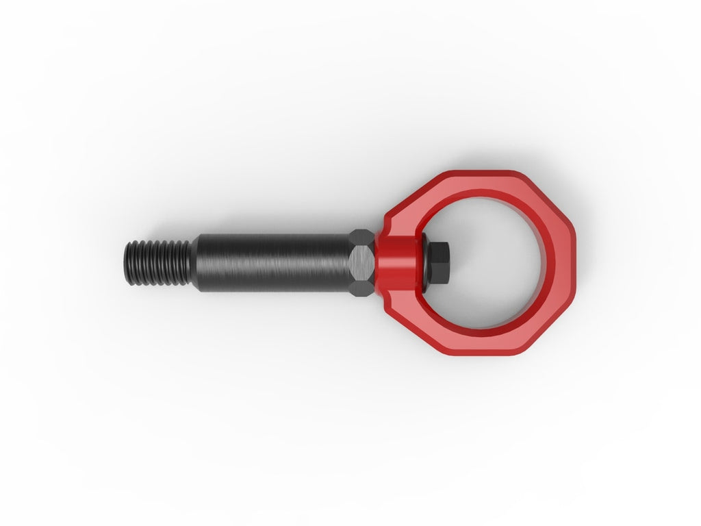 aFe Control Red Front Tow Hook - Various BMW F-Chassis Models 2012-2021