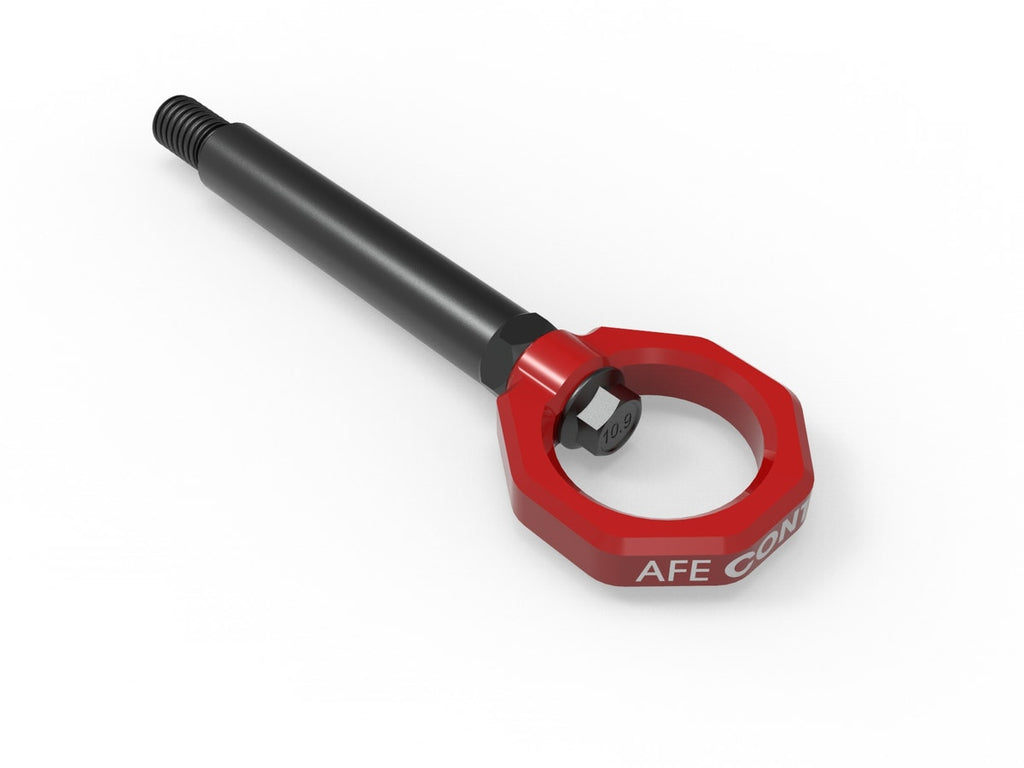 aFe CONTROL Front / Rear Red Tow Hook - BMW M2 (G87) 2023-2025