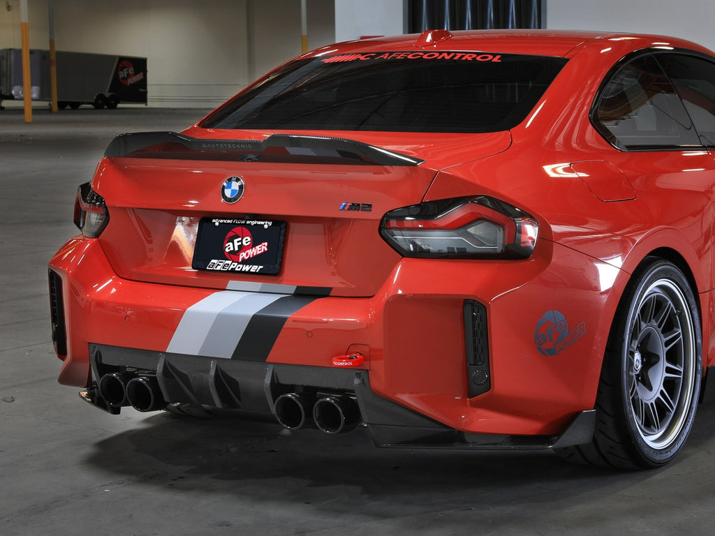 aFe CONTROL Front / Rear Red Tow Hook - BMW M2 (G87) 2023-2025