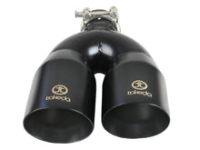 Load image into Gallery viewer, aFe Takeda 2-1/2&quot; 304 Stainless Steel Black Right Exhaust Tip - Universal