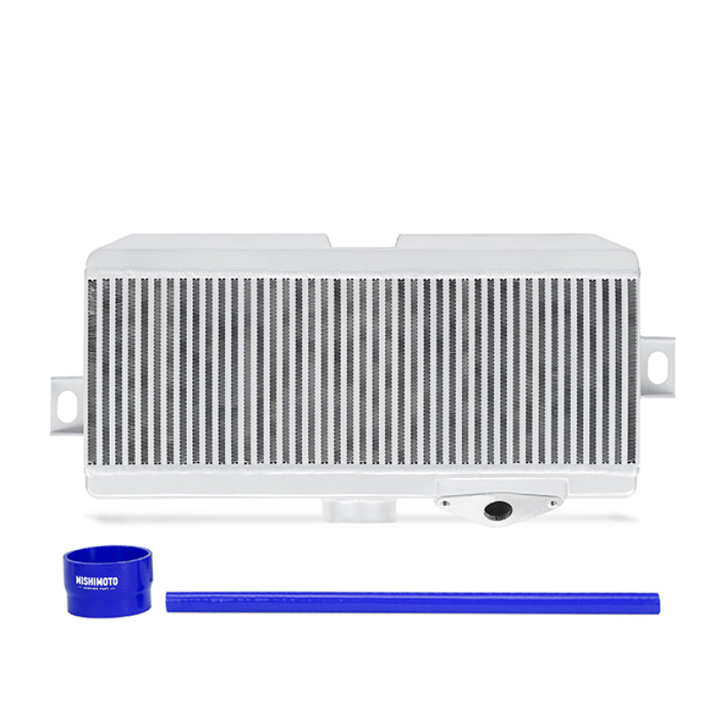 Mishimoto Top-Mount Intercooler Kit [Powder Coated Silver & Blue Hoses] - Subaru WRX STi 2008-2021