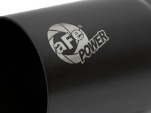 Load image into Gallery viewer, aFe MACH Force-Xp 3-1/2 IN 304 Stainless Steel Black Exhaust Tip - Universal
