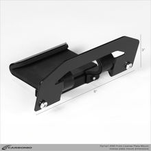Load image into Gallery viewer, Carbonio No-Drill Front License Plate Mount - Ferrari 458 2010-2015