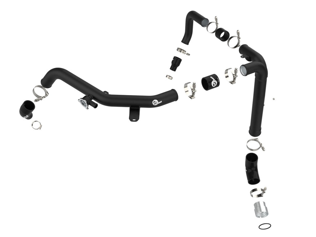 aFe BladeRunner Black Aluminum Hot Charge Pipe - Ford Bronco 2.7T 2021-2026