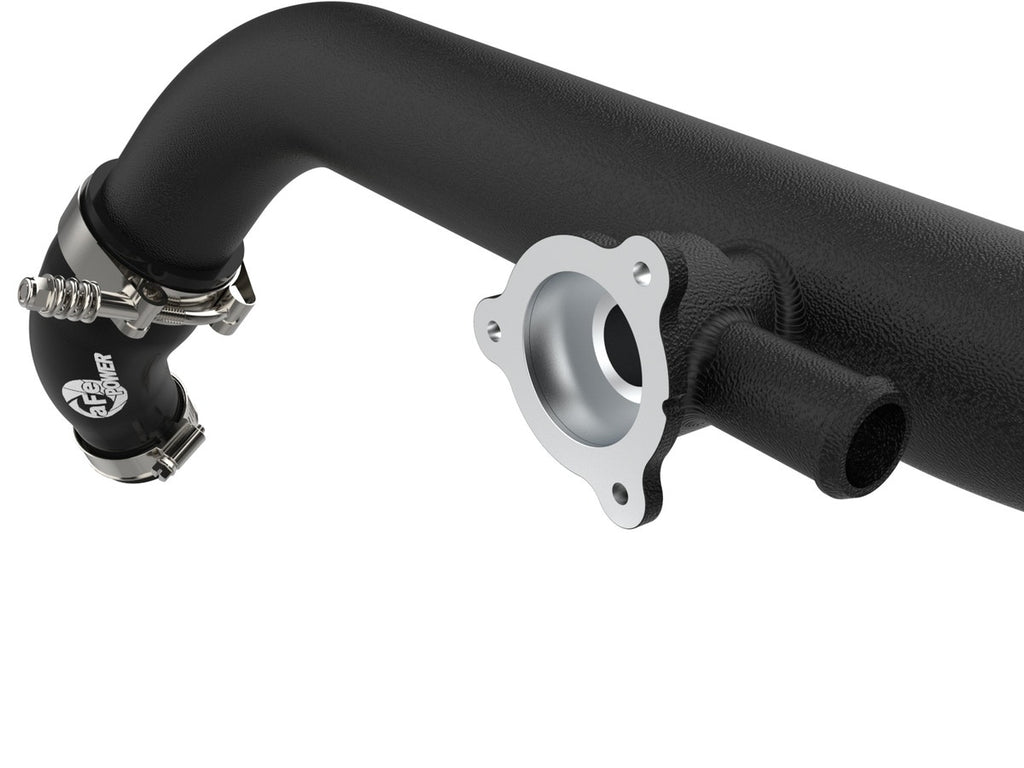 aFe BladeRunner Black Aluminum Hot Charge Pipe - Ford Bronco 2.7T 2021-2026