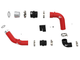 aFe BladeRunner Red Aluminum Hot & Cold Charge Pipe Kit - Ford F250/F350 Super Duty V8 6.7L 2023-2025