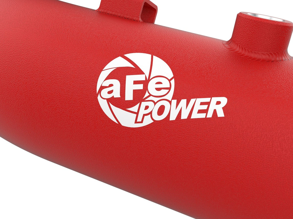 aFe BladeRunner Red Aluminum Hot & Cold Charge Pipe Kit - Ford F250/F350 Super Duty V8 6.7L 2023-2025