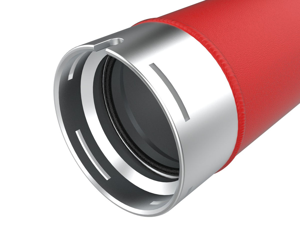 aFe BladeRunner Red Aluminum Hot & Cold Charge Pipe Kit - Ford F250/F350 Super Duty V8 6.7L 2023-2025