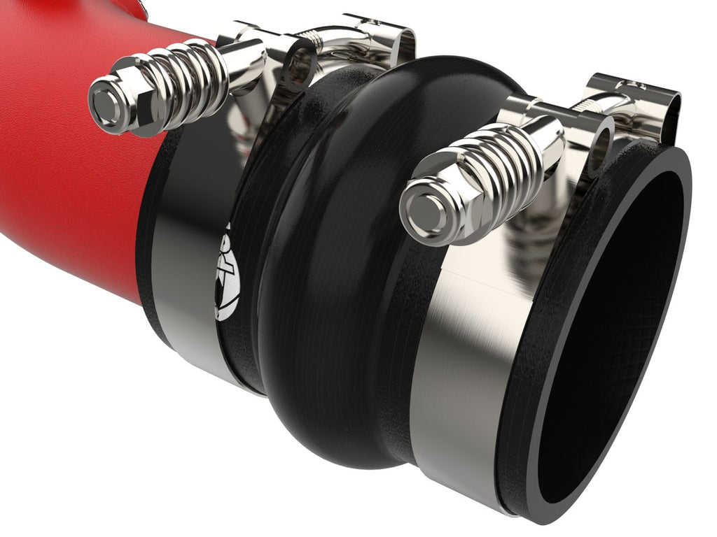 aFe BladeRunner Red Aluminum Hot & Cold Charge Pipe Kit - Ford F250/F350 Super Duty V8 6.7L 2023-2025
