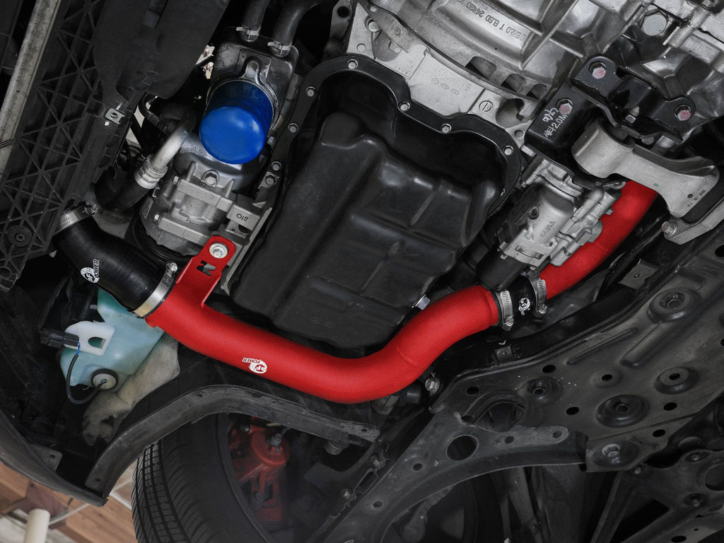 AFE BladeRunner Red Aluminum Hot & Cold Charge Pipe Kit - Hyundai Veloster N 2019-2022