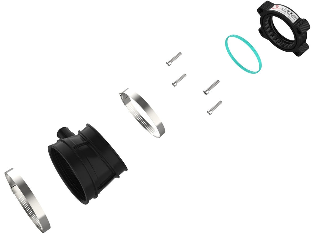 aFe Silver Bullet Black Aluminum Throttle Body Spacer (For aFe Intake Only) - Chevrolet Corvette 2020-2026