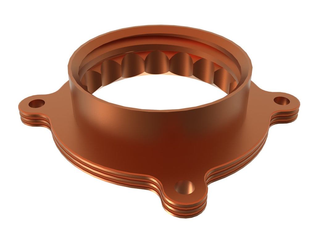aFe Silver Bullet Orange Throttle Body Spacer - Subaru BRZ / Toyota GR86 2022+